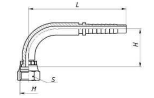 Фітинг 90 DKM F2027x2C