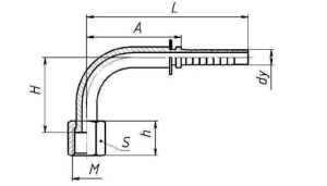 Фітинг 90 DKR F12.34