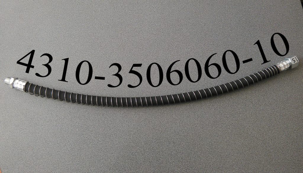 Шланг гальмівний передніх коліс КАМАЗ (у пружині) 4310-3506060-10